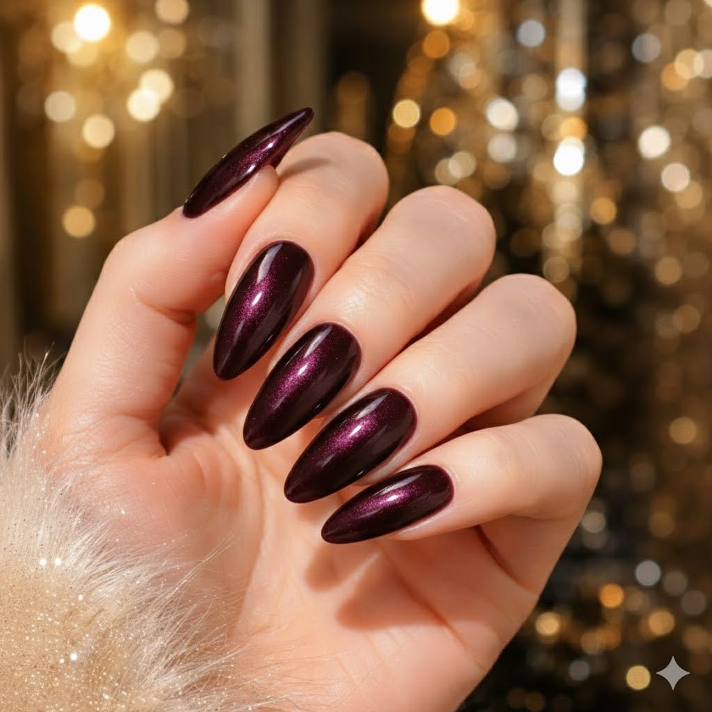 BURGUNDY ECLIPSE - Velvet Nail Studio