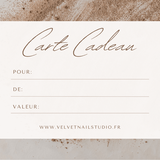 Carte - cadeau VelvetNailStudio - Velvet Nail Studio